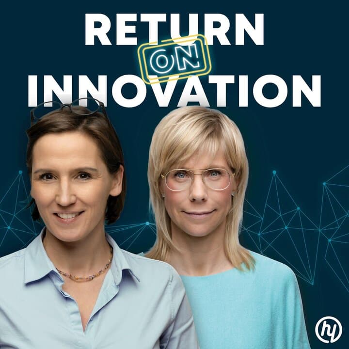 Cover des Podcasts Return on Innovation von hy mit Anne Schlösser und Heike Löffler